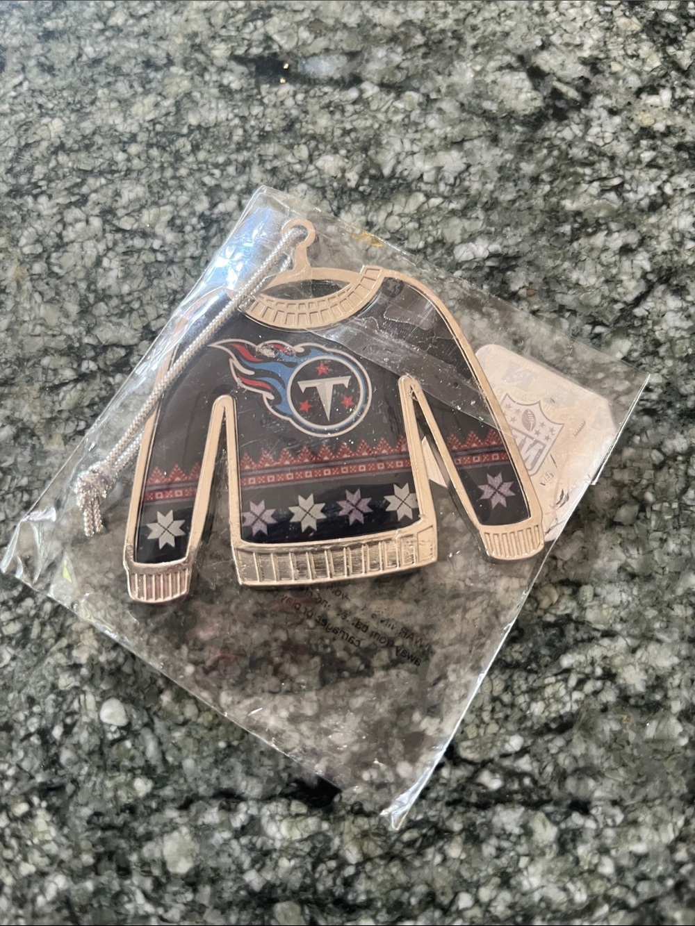 Titans metal ornament